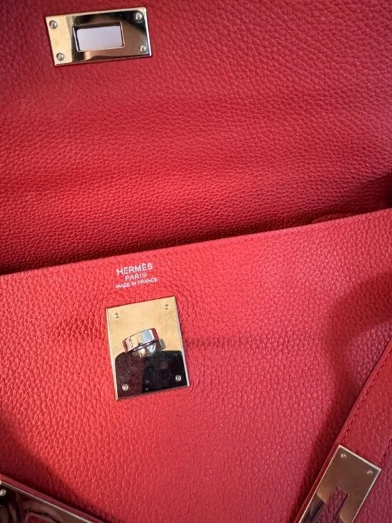 Hermès Kelly 32 leather handbag 1000% Authentic!! - Picture 3 of 6